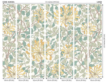 MUR381L Honeysuckle Seafoam Mural Large by Origin Murals