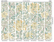 MUR381L Honeysuckle Seafoam Mural Large by Origin Murals