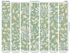 MUR382L Honeysuckle Soft Jade Mural Large by Origin Murals