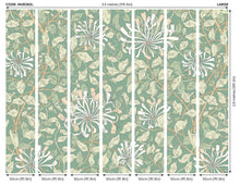 MUR382L Honeysuckle Soft Jade Mural Large by Origin Murals