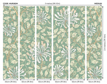 MUR382M Honeysuckle Soft Jade Mural Medium by Origin Murals