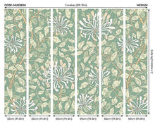 MUR382M Honeysuckle Soft Jade Mural Medium by Origin Murals