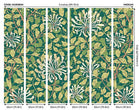 MUR383M Honeysuckle Forest Green Mural Medium by Origin Murals