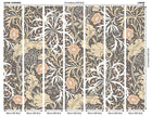 MUR389L Trailing Seaweed Garden Charcoal Mural Large by Origin Murals