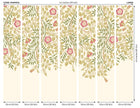 MUR400L Cascading Rosehip Rose Pink Mural Large by Origin Murals