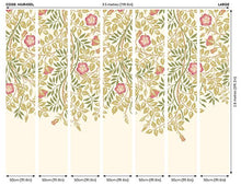 MUR400L Cascading Rosehip Rose Pink Mural Large by Origin Murals