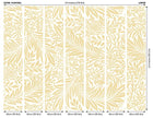MUR406L Trailing Ferns Soft Gold Mural Large by Origin Murals