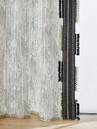 Peacock fabric by Christopher Farr Cloth, shown in situ