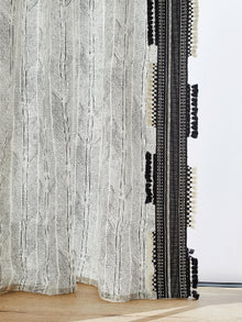 Peacock fabric by Christopher Farr Cloth, shown in situ