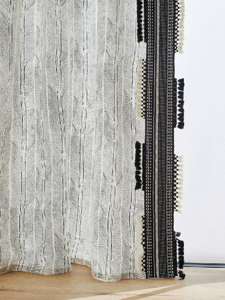 Peacock fabric by Christopher Farr Cloth, shown in situ