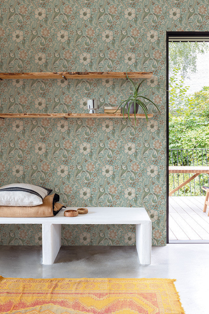 PH3106 Perfect Harmony Vintage Floral Wallpaper by Grandeco