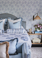 Punch Paisley wallpaper by Christopher Farr Cloth in a room setting