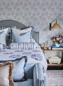 Punch Paisley wallpaper by Christopher Farr Cloth in a room setting