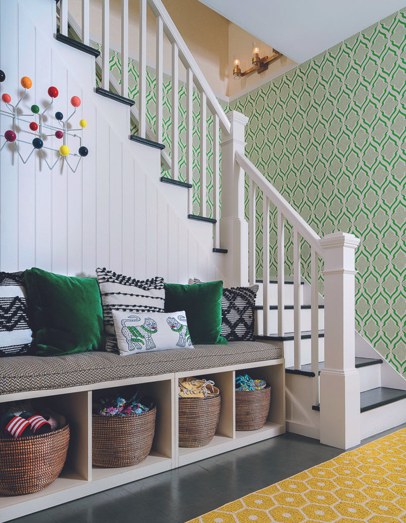 Ravenna wallpaper by Christopher Farr Cloth in a room setting