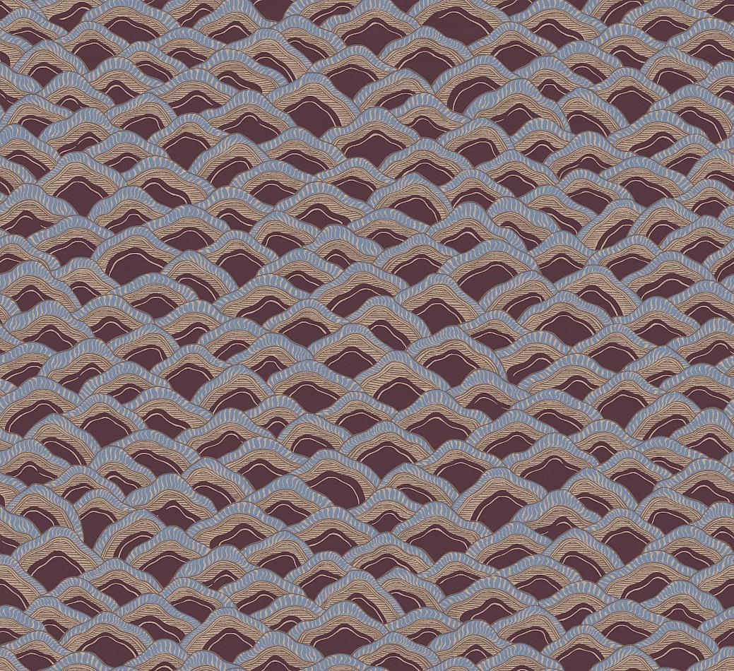 RHA304 Munro Prune Wallpaper by Masureel