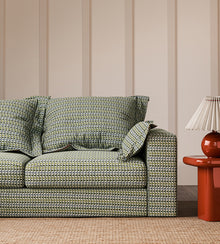 NPOW134815 Ribble Green / Coast Blue Pomona Weaves Fabric by Scion