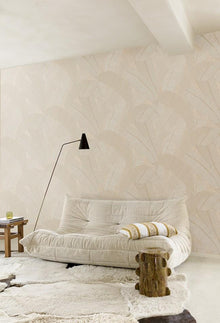 RIC202 Banyan Ivory Wallpaper by Masureel
