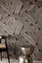 RIC203 Banyan Coffee Wallpaper by Masureel