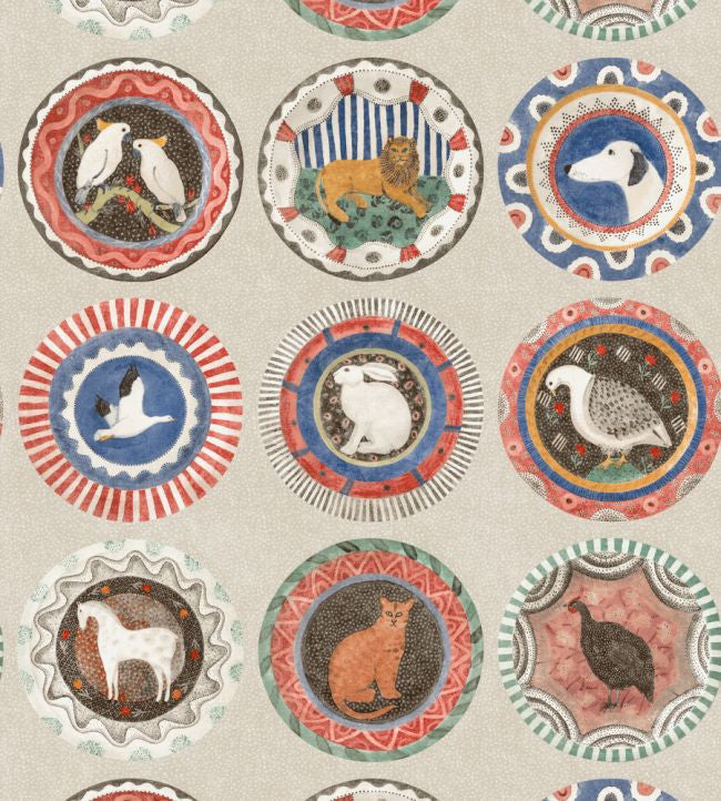 BW45126/1 Robina's Dinner Party Kit Kemp Wallpaper By GP & J Baker