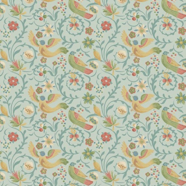 BW45149.4 Royal Court Aqua Wallpaper by GP&J Baker