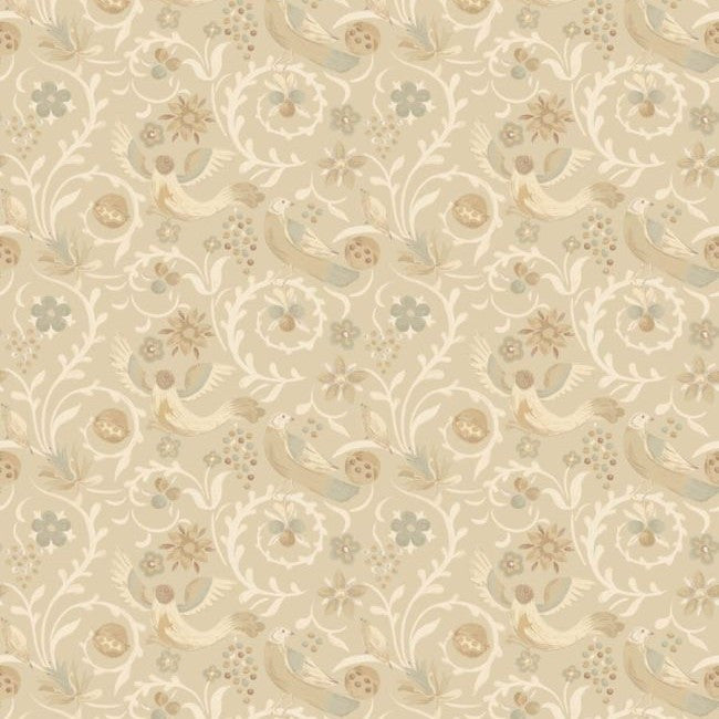 BW45149.5 Royal Court Parchment Wallpaper by GP&J Baker