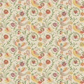 Royal Court Red Green Wallpaper by GP&J Baker