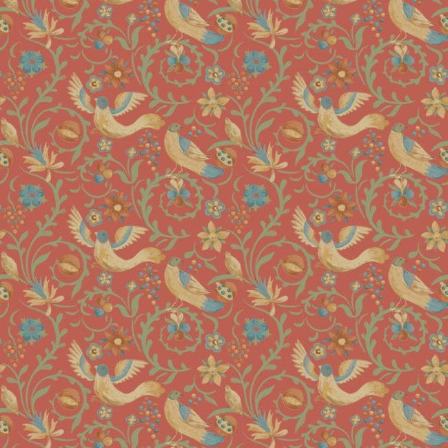 BW45149.3 Royal Court Red Wallpaper by GP&J Baker