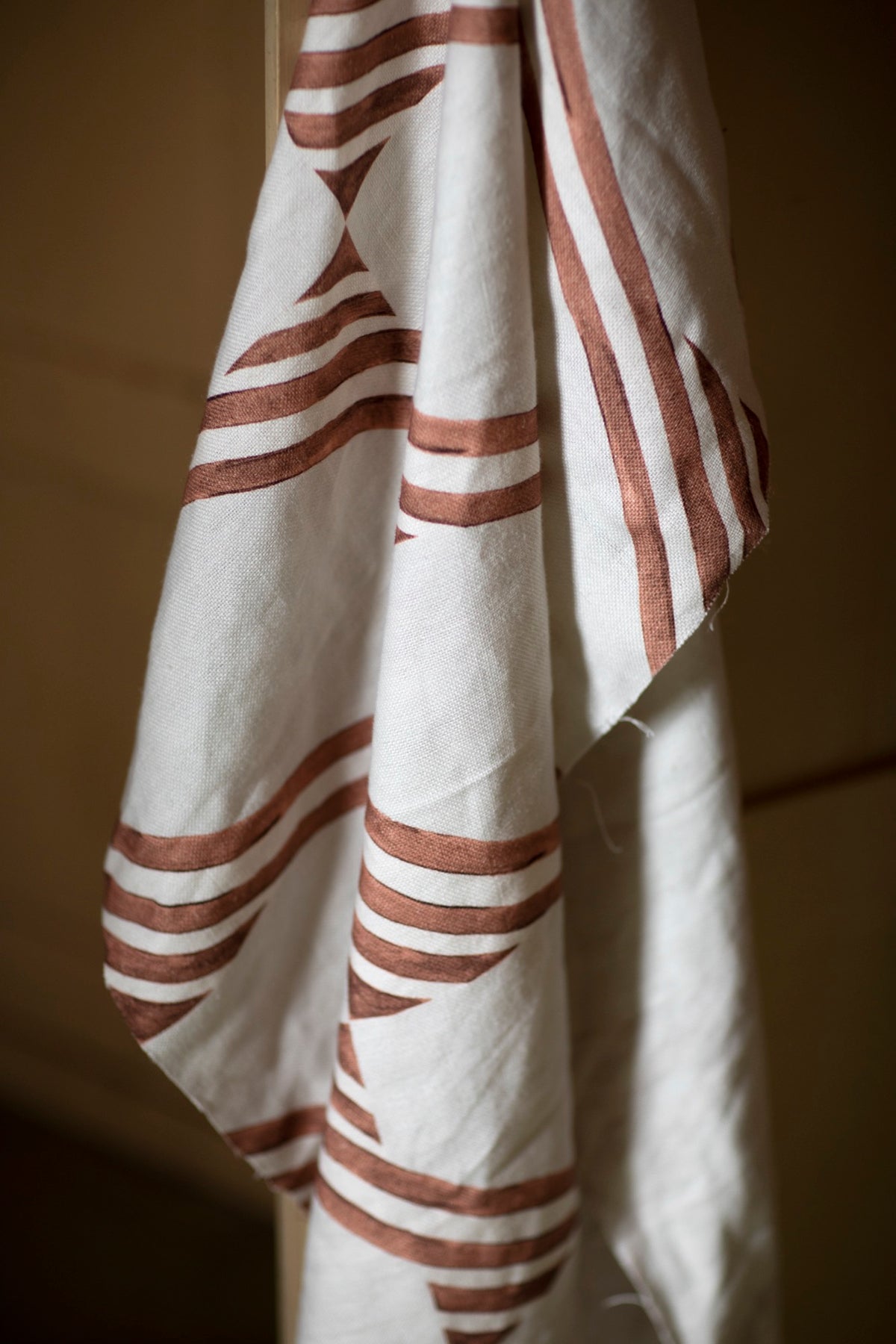 Diagonal Siena Indiano Fabric by Coordonné