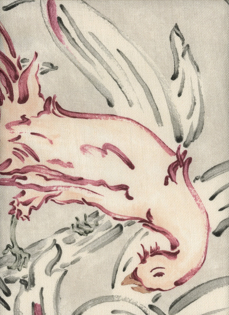 Aves Cereza Indiano Fabric by Coordonné
