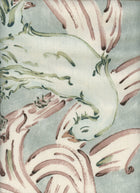 Aves Celadon Indiano Fabric by Coordonné