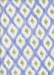 Ojo de Perdiz Indigo Indiano Fabric by Coordonné