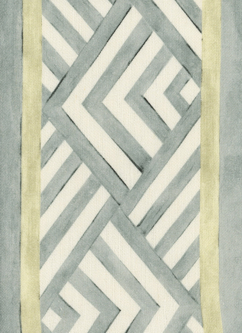 Raya Decó Pistacho Indiano Fabric by Coordonné