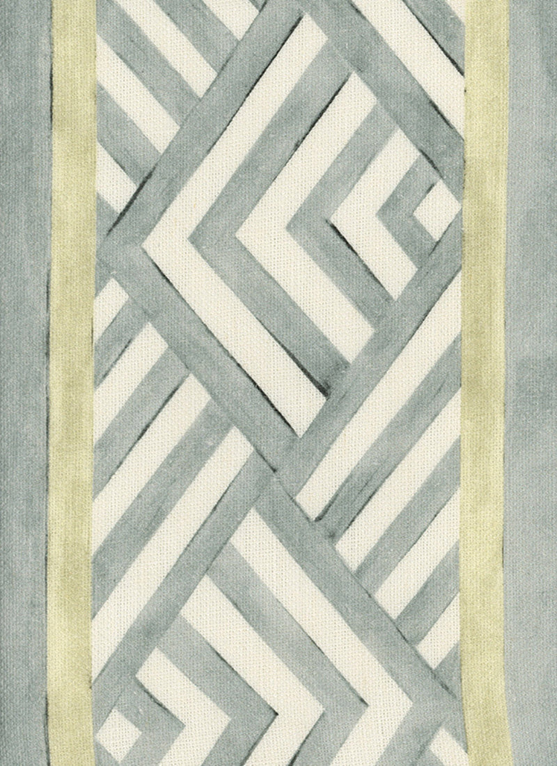 Raya Decó Pistacho Indiano Fabric by Coordonné