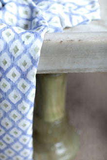 Ojo de Perdiz Indigo Indiano Fabric by Coordonné