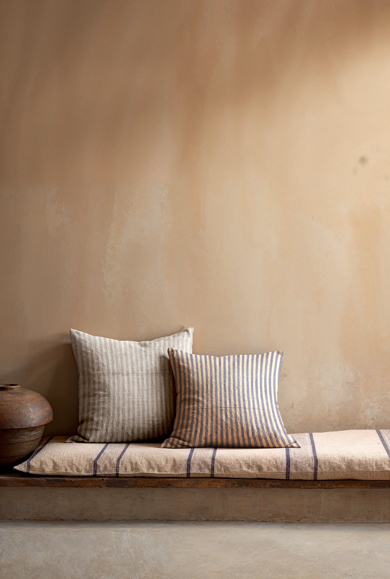 Animal Stripe Índigo Berber II Fabric by Coordonné