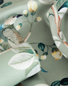 Birds Prosperity Jade Forbidden City Fabric by Coordonné