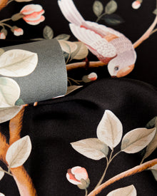 Birds Prosperity Onyx Forbidden City Fabric by Coordonné