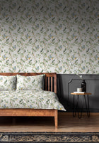 Birds Prosperity Swan Forbidden City Fabric by Coordonné