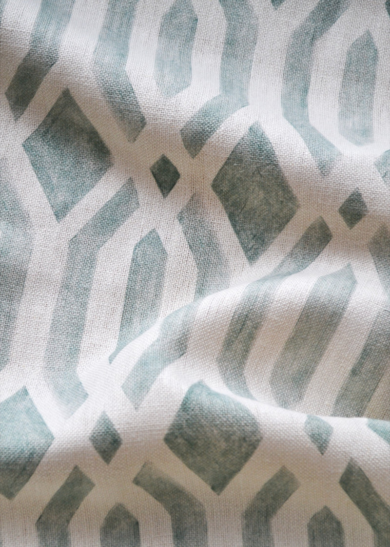 Canales Celadón Petra Fabric by Coordonné