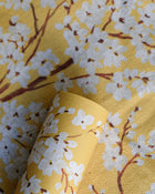 Cherry Blossom Amber Forbidden City Fabric by Coordonné