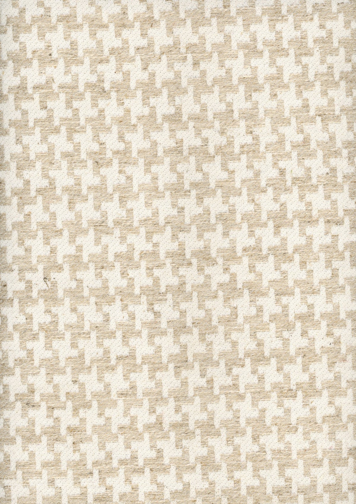 Check Beige Piccadilly Fabric by Coordonné