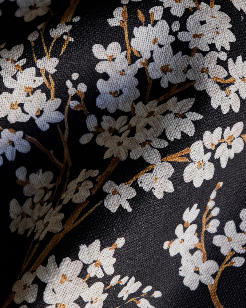 Cherry Blossom Onyx Forbidden City Fabric by Coordonné