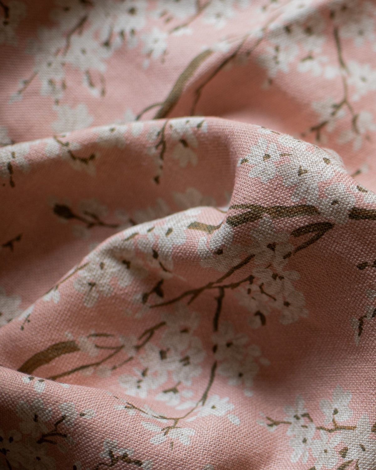 Cherry Blossom Rose Forbidden City Fabric by Coordonné