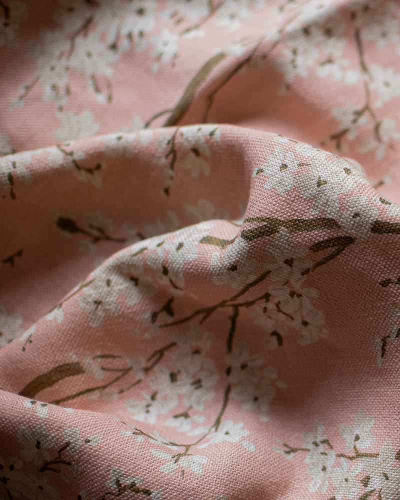 Cherry Blossom Rose Forbidden City Fabric by Coordonné