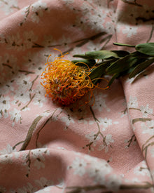 Cherry Blossom Rose Forbidden City Fabric by Coordonné