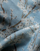 Cherry Blossom Turquoise Forbidden City Fabric by Coordonné