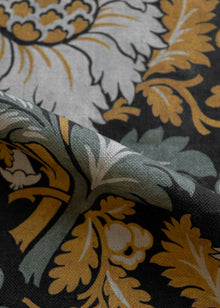 Chinese Damask Papyrus Damaskus Fabric by Coordonné
