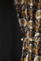 Chinese Damask Papyrus Damaskus Fabric by Coordonné