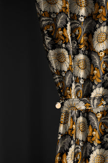 Chinese Damask Papyrus Damaskus Fabric by Coordonné