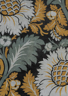 Chinese Damask Papyrus Damaskus Fabric by Coordonné